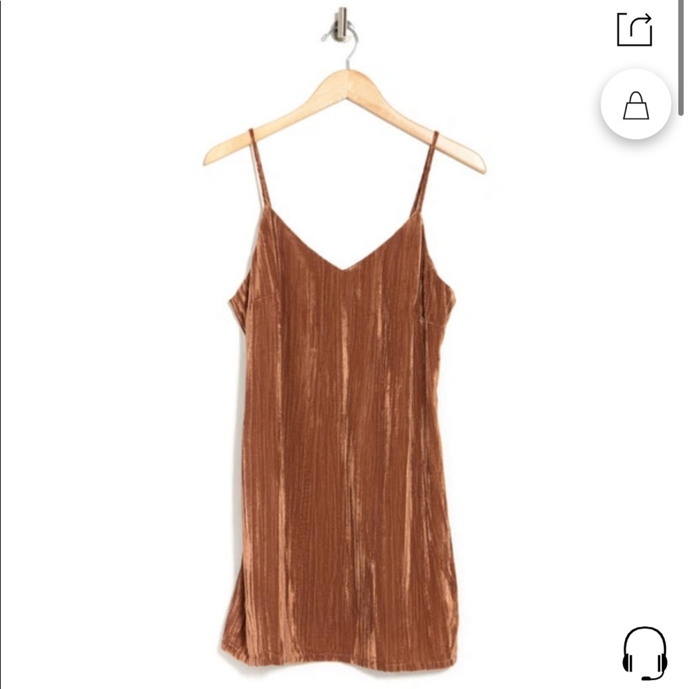 ELODIE velvet cami dress